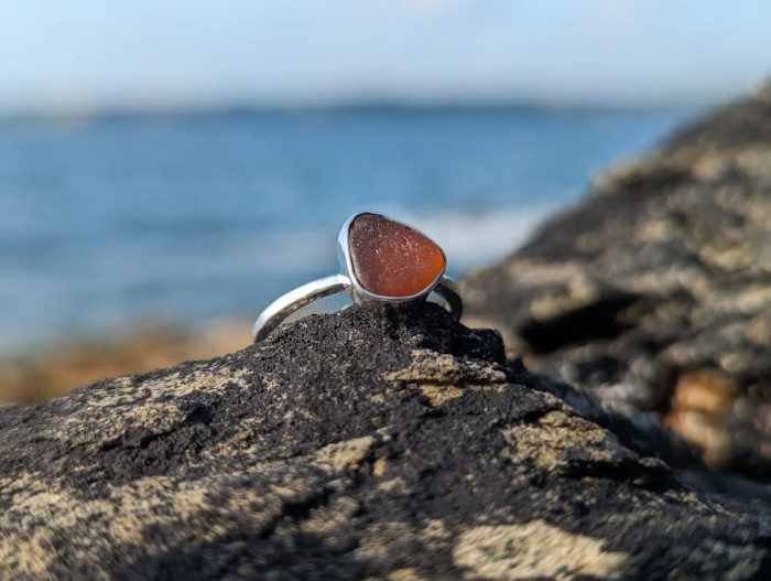 Cornish Seaglass Ring 3
