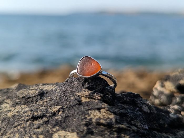 Cornish Seaglass Ring 4