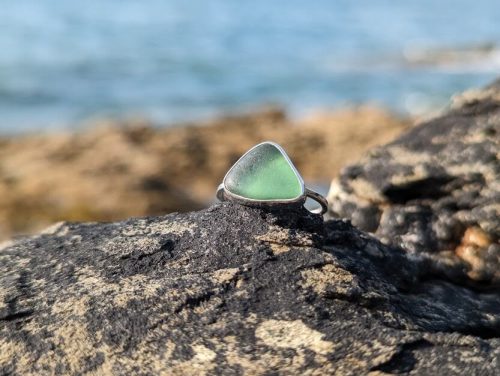 Sea Glass Green Ring 1