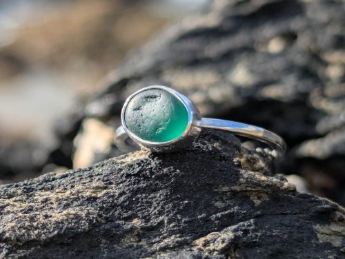 Sea Glass Green Ring 1a