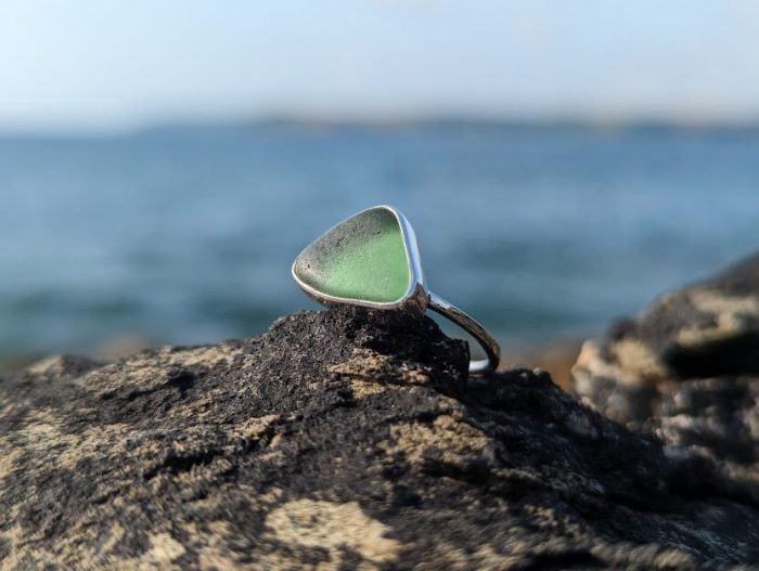 Sea Glass Green Ring 2