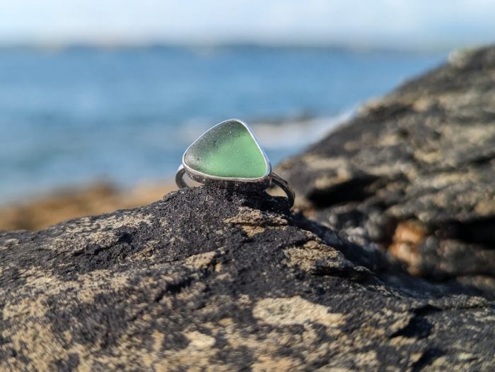 Sea Glass Green Ring 6