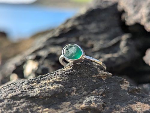 Sea Glass Green Ring 9