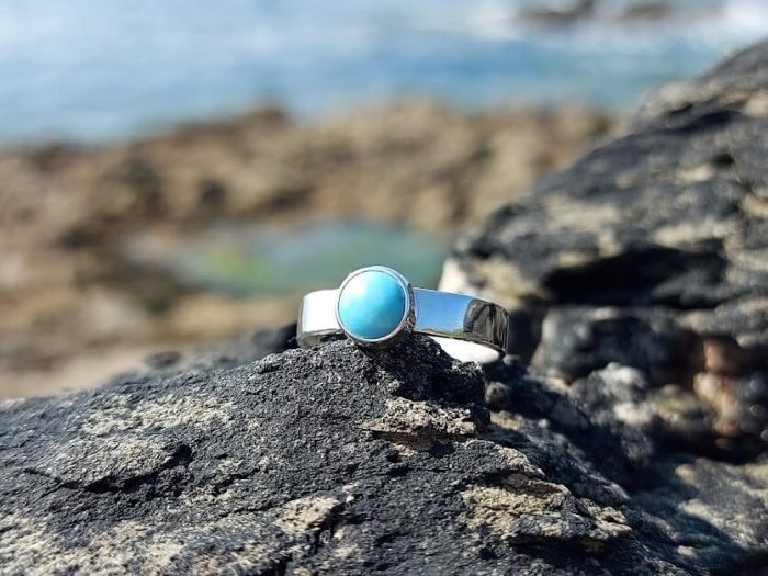 Silver Turquoise Ring 5