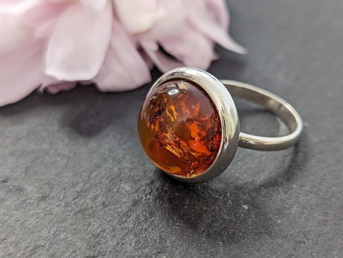 Vintage Amber Ring 2