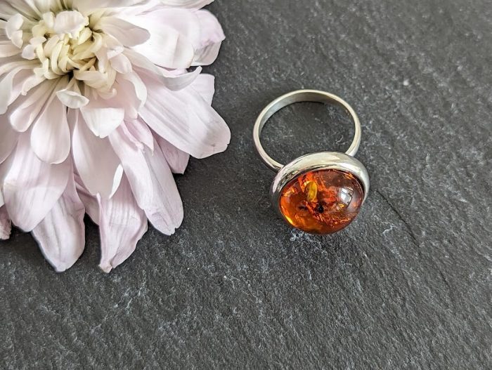 Vintage Amber Ring 5