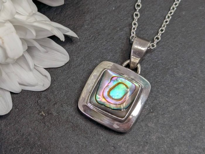 Vintage Abalone Pendant 2a
