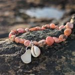 Cowrie Shell Bracelet Silver 1