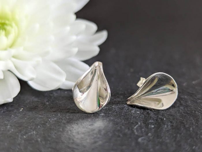 Teardrop Earrings Silver 5