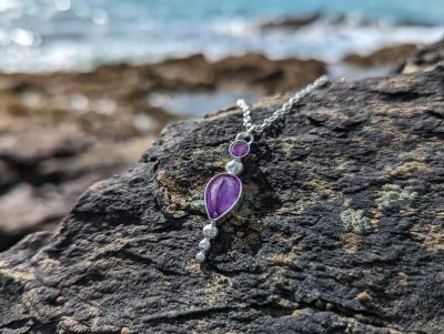 Silver Amethyst Pendant 1