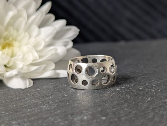 Vintage Sterling Silver Ring 4a