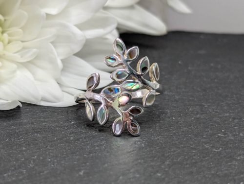 Silver Shell Ring • Size N 1