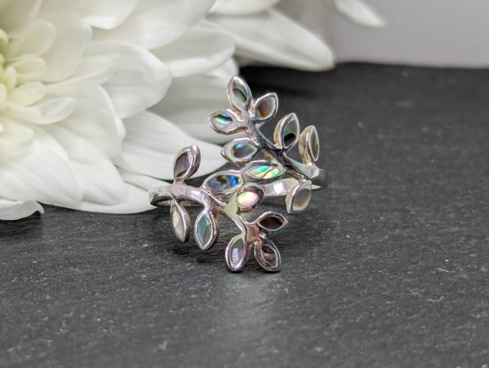 Silver Shell Ring • Size N 1