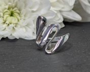 Wave Ring Sterling Silver 1