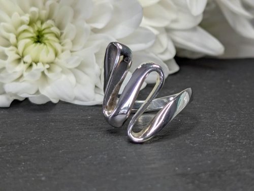 Wave Ring Sterling Silver 1