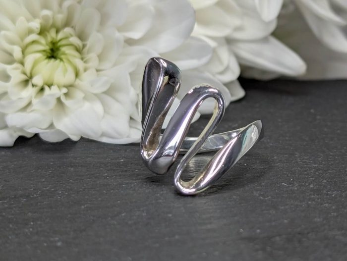 Wave Ring Sterling Silver 1