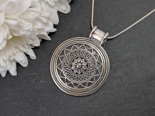 Indian Silver Pendant 1