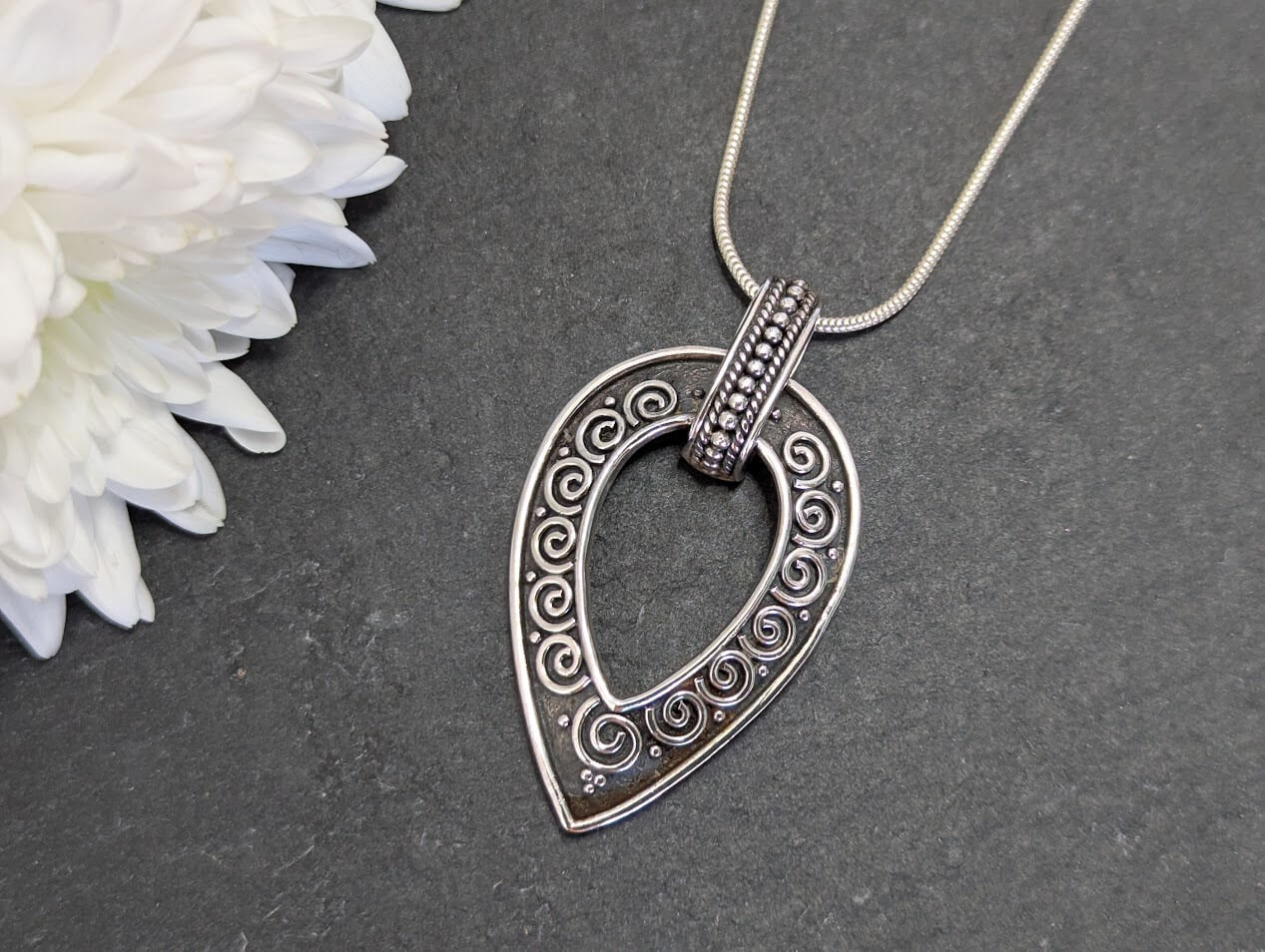 Indian Silver Pendant 1a