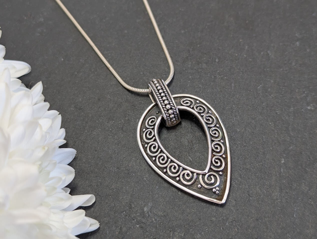 Indian Silver Pendant 3a