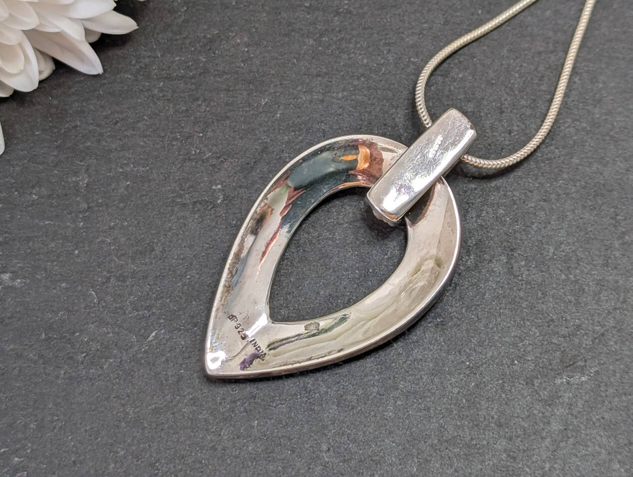 Indian Silver Pendant - Image 5