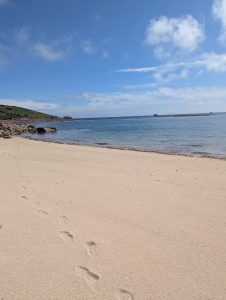 Footprints isles of scilly