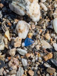 Blue sea glass falmouth